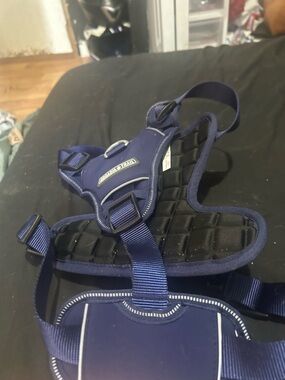 Reflective Navy Blue Dog Harness by